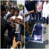 युवा शक्ति संगठन द्वारा उरी में बलीदान हुए १८ जवानो को श्रद्धांजली दी गई, नवाज शरीफ के चित्र को मारे जूते
