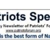 Patriots Speak Newsletter-10-16 October 2016, by Ex IPS, IB Ex Spl Director Shri D C Nath