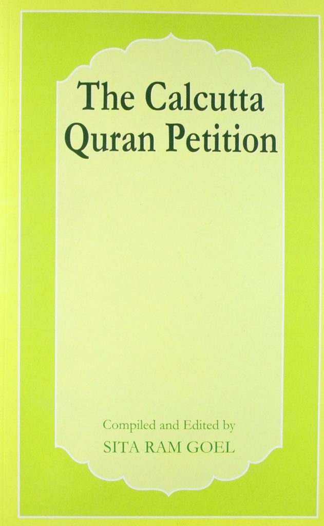 Calcutta Quran Petition-From Books that USA Hindus must read