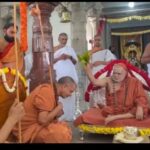 दक्षिणाम्नाय श्रृंगेरीपीठ के पूज्य जगद्गुरु शंकराचार्य जी महाराज ने किया दोनों नये शंकराचार्यों का अभिषेक