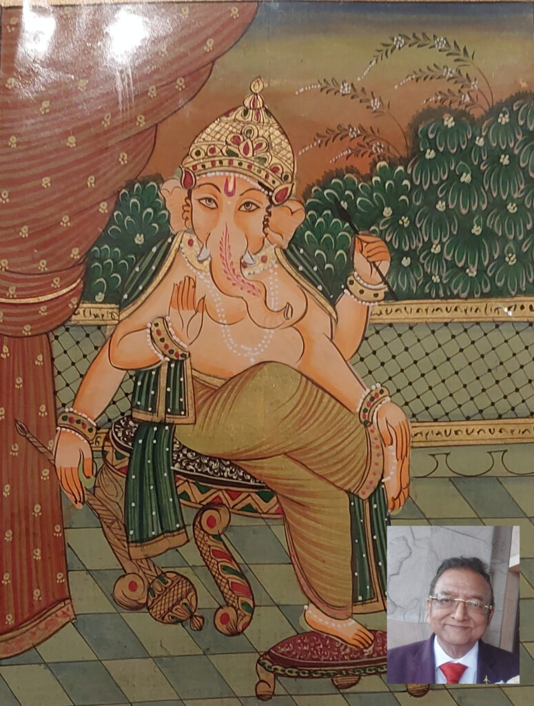 Shri Subhash Goyal, Chairman, STIC Group beautifully explains Shri Ganesh as Indian MBA Programme