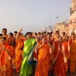 शंकराचार्य स्वामी अविमुक्तेश्वरानंद जी महाराज के पदयात्रा के समर्थन में काशी में मातृशक्ति ने निकाली पदयात्रा